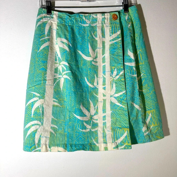 IRKA by SSG Tropical Wrap Linen Skirt - Picture 1 of 3